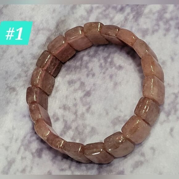 Strawberry Quartz Bracelets - Picture 2 of 10